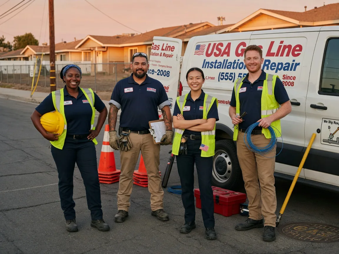 Gas Line Installation company in York New Salem, PA